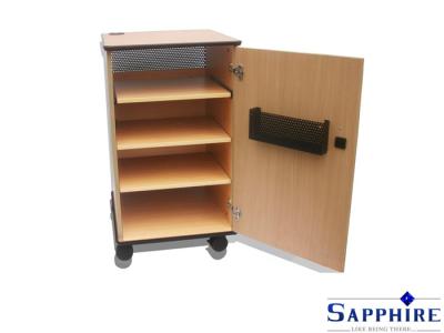 Sapphire Audio Visual Cabinet (Dark Wood) - STRV102D