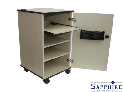 Sapphire Audio Visual Cabinet (Light Wood) - STRV102L