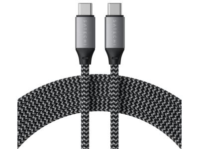 Satechi ST-TCC2MM 2m USB-C to USB-C 100W Charging Cable - Space Grey
