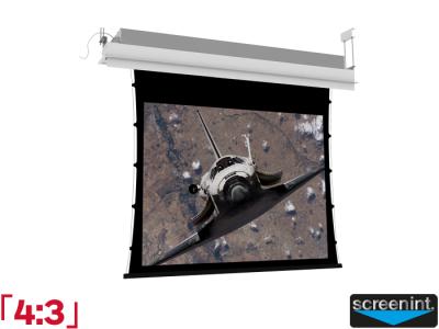 Screen International Raffaello Tensioned 4:3 Ratio 160 x 120cm Ceiling Recessed Projector Screen - RAPT160X120 - Tab-Tensioned