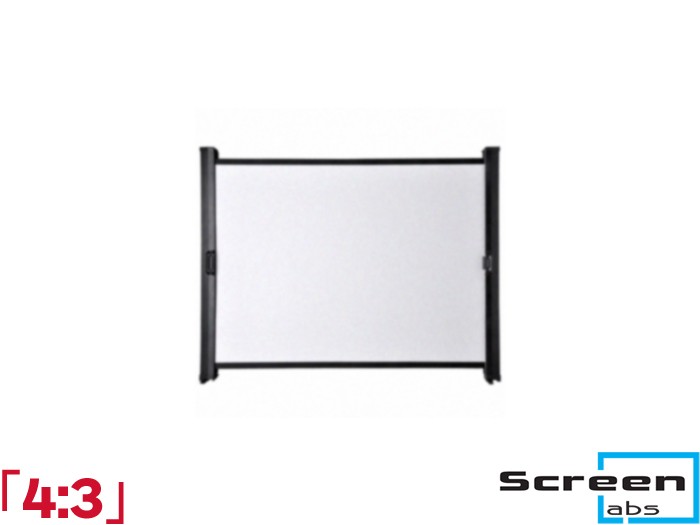 Screen Labs Table Screen 4:3 Ratio 81 x 61cm Portable Table Projector Screen - 6040D