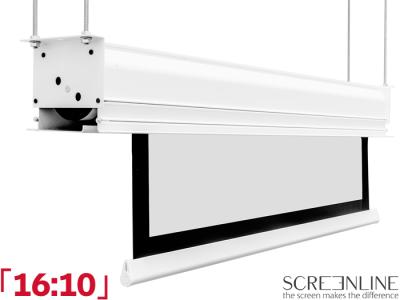 Screenline In Ceiling 16:10 Ratio 340 x 213cm Ceiling Recessed FlatVision Projector Screen - EI12FV-1610