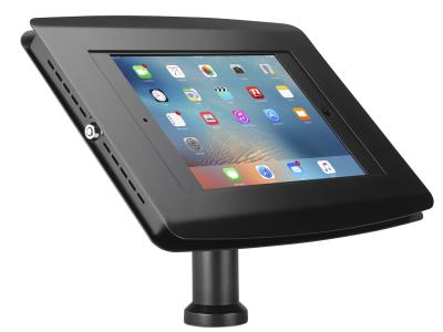 Ultima Security US97DT40B Secure Enclosure Desk Tilt Mount for all specified 9.7" iPads - Black