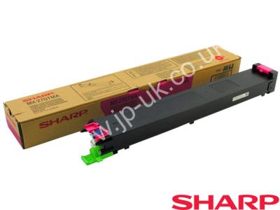 Genuine Sharp MX-27GTMA Magenta Toner Cartridge to fit Colour Laser Sharp Printer