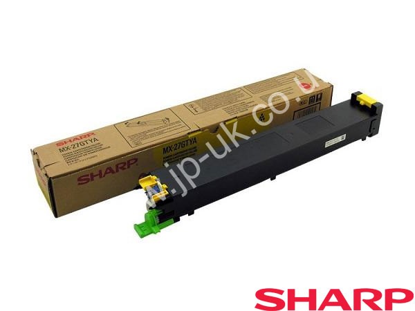 Genuine Sharp / NEC MX-27GTYA Yellow Toner Cartridge to fit Colour Laser Toner Cartridges Printer