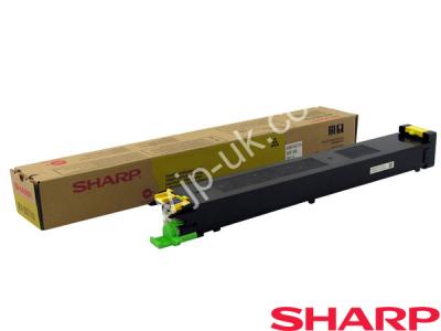 Genuine Sharp MX-36GTYA Yellow Toner Cartridge to fit Colour Laser Sharp Printer