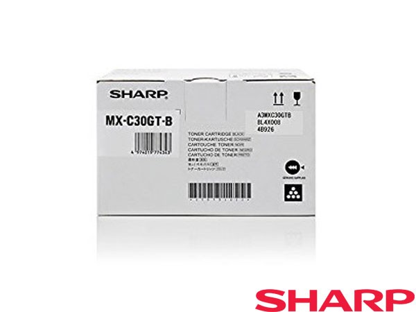 Genuine Sharp / NEC MX-C30GTB Black Toner Cartridge to fit Laser Toner Cartridges Printer