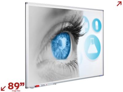 SMIT Visual 11103.346 89” 16:10 Projection Whiteboard - Perfect for UST Projectors