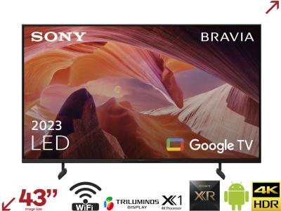 Sony FWD-43X80L/UK 43" BRAVIA 4K HDR Commercial TV with GoogleTV