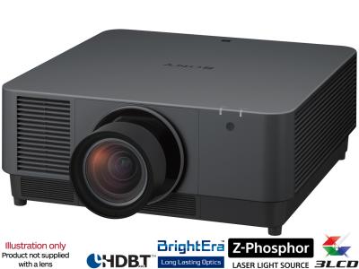 Sony VPL-FHZ101L/B Black Projector - 10000 Lumens, 16:10 WUXGA - Laser Lamp-Free Installation - Body Only