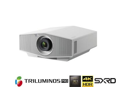 Sony VPL-XW5000/W White Projector - 2000 Lumens, 16:9 4K UHD HDR, 1.38-2.21:1 Throw Ratio - Laser Lamp-Free Native 4K SXRD