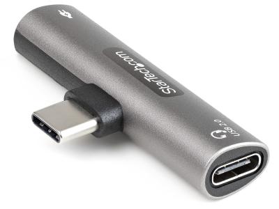 StarTech CDP2CAPDM USB-C to USB-C Audio Adapter - Grey