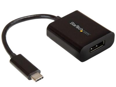 StarTech CDP2DP USB-C to DisplayPort 1.4 HBR2 Adapter - Black