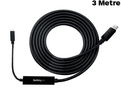 StarTech 3 Metre 4K USB-C to DisplayPort 1.2 Cable - CDP2DPMM3MB 