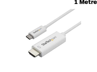 StarTech 1M USB-C to HDMI Cable - 4K at 60Hz - CDP2HD1MWNL 