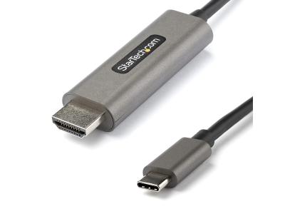 StarTech CDP2HDMM1MH 1m USB-C to 4K 60Hz HDMI Cable with HDR10 - Grey