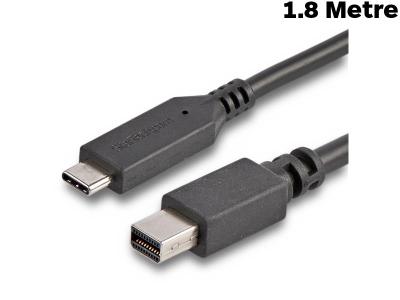 StarTech 1.8 Metre USB-C to Mini DisplayPort Cable - CDP2MDPMM6B 