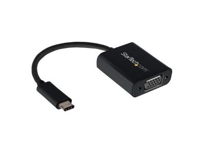 StarTech CDP2VGA USB-C to VGA Video Adapter - Black