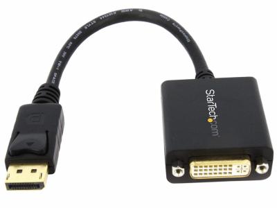StarTech DP2DVI2 Passive DisplayPort 1.2 to DVI Adapter - Black