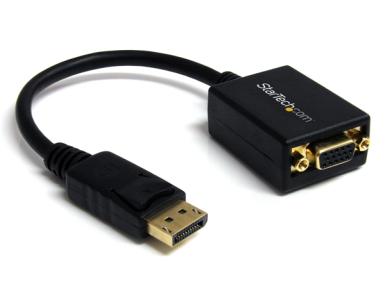 StarTech DP2VGA2 DisplayPort to VGA Video Adapter Converter - Black