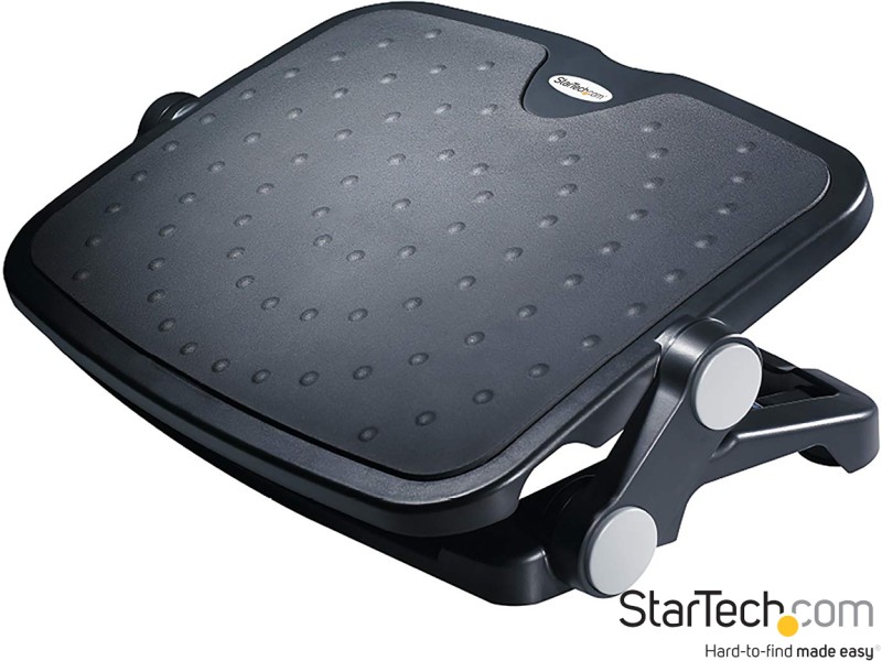StarTech FTRST1 Adjustable Under-Desk Foot Rest - Black