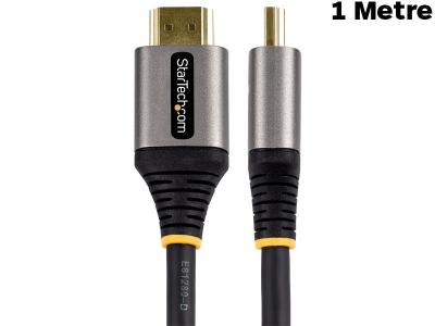 StarTech 1 Metre Certified 48Gbps 8K HDMI 2.1 Cable - HDMM21V1M 