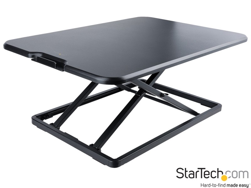StarTech LAPTOP-SIT-STAND Sit-Stand Height-Adjustable Laptop Riser 67x47cm Workstation - Black