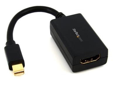 StarTech MDP2HDMI Mini DisplayPort to HDMI Video Adapter Converter - Black