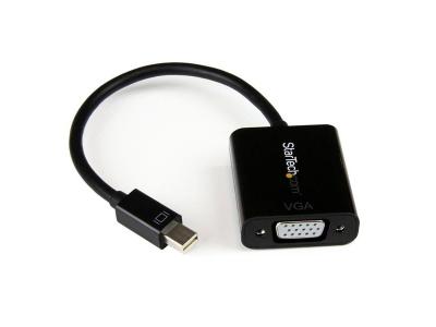 StarTech MDP2VGA2 Mini DisplayPort 1.2 to VGA Video Adapter Converter - Black