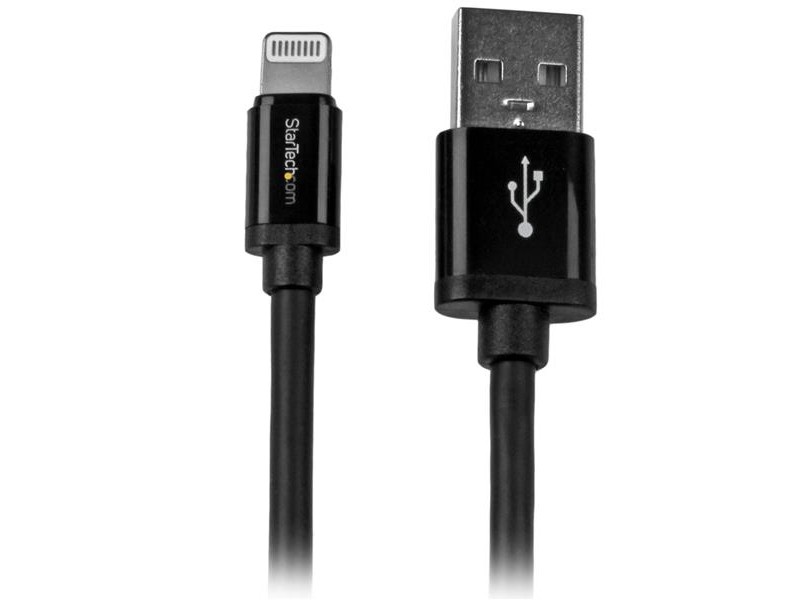 StarTech USBLT2MB 2m Lightning to USB Cable for iPad - Black