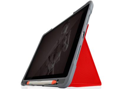 STM Dux Plus Duo STM-222-236JU-02 Anti Shock Case for iPad 10.2" with storage for Apple Pencil / Logitech Crayon - Red