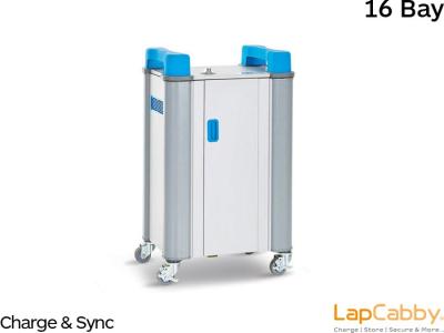 TabCabby 16H Compact Charge & Sync Trolley for 16 iPads or Tablets