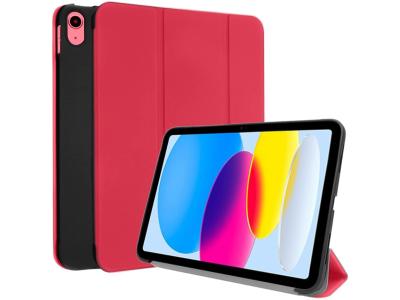 TechGear Slim Folio Case for iPad 10.9" Gen10 2022 - Red / Black