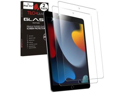 TechGear 2 Pack Tempered Glass Screen Protector for all iPad 10.2" models
