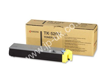 Genuine Kyocera TK-520Y / 1T02HJAEU0 Yellow Toner Cartridge to fit Kyocera Colour Laser Printer  
