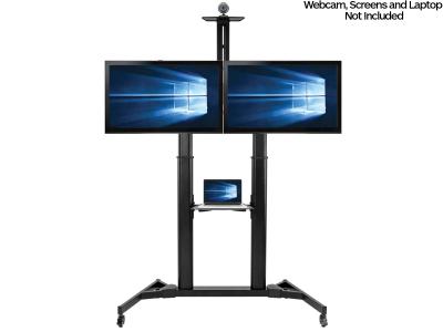 Tripp Lite by Eaton DMCSD3545M Height-Adjustable Dual Display Mobile Trolley