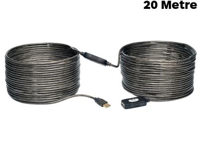Tripp Lite by Eaton 20 Metre USB 2.0 Active Extension Repeater Cable - U026-20M