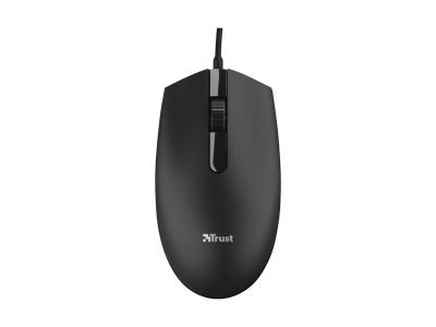 Trust TM-101 Wired Ambidextrous Mouse - Black