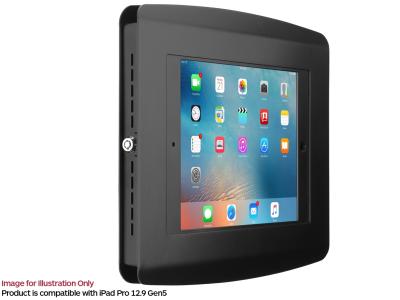 Ultima Security USA129FW40B Secure Enclosure Wall Mount for all specified 12.9" iPad Pros - Black