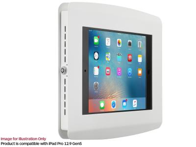 Ultima Security USA129FW40W Secure Enclosure Wall Mount for all specified 12.9" iPad Pros - White