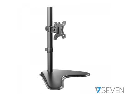 V7 DS1FSS LCD Free Standing Desk Stand - Black - for 13" - 32" Screens up to 8kg