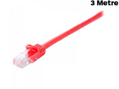 V7 3 Metre Professional CAT6 Cable - V7CAT6UTP-03M-RED-1E