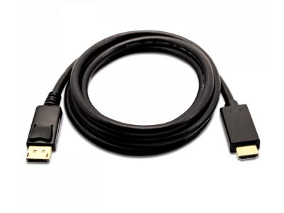 V7 V7DP2HD-03M-BLK-1E 3m DisplayPort 1.2 to HDMI 1.4 Cable - Black
