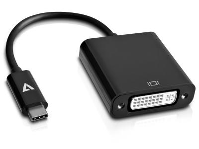 V7 V7UCDVI-BLK-1E USB-C to DVI-D Adapter