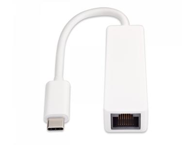 V7 V7UCRJ45-WHT-1E USB-C to Gigabit Ethernet Adapter - White