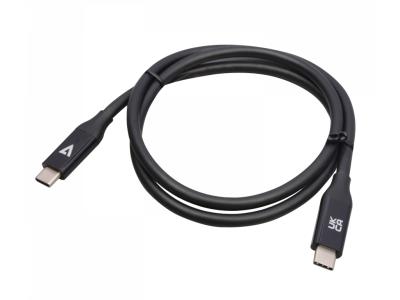 V7 V7USB4-80CM 0.8m USB-C to USB-C USB4 Cable - Black