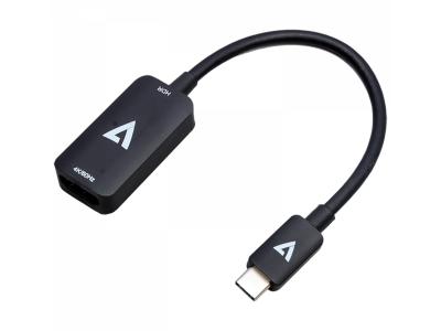 V7 V7USBCHDMI4K60HZ USB-C to HDMI 2.0 Adapter - Black