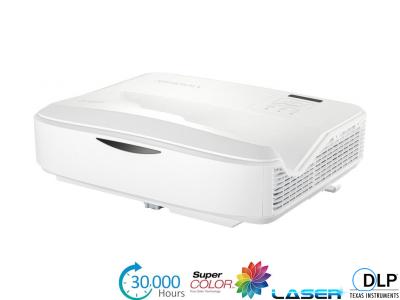 Viewsonic LS832WU Projector - 5000 Lumens, 16:10 WUXGA, 0.253:1 Throw Ratio - Laser Lamp-Free Ultra Short Throw Installation