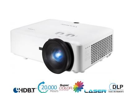 Viewsonic LS921WU Projector - 6000 Lumens, 16:10 WUXGA, 0.81-0.89:1 Throw Ratio - Laser Lamp-Free Short Throw Installation