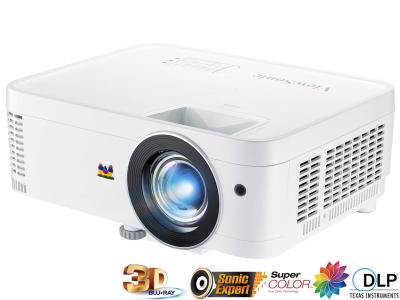 Viewsonic PX706HD Projector - 3000 Lumens, 16:9 Full HD 1080p, 0.69-0.83:1 Throw Ratio - Short Throw Gaming Mode